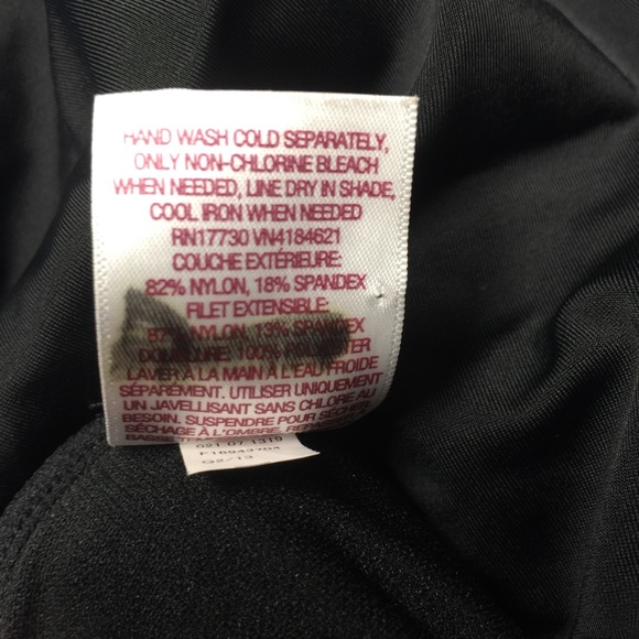 Merona 26W Black Twist Bust One piece Swimsuit - Picture 8 of 8